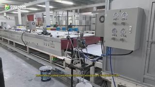 Автоматическая линия для производства гипсовых потолочных панелей