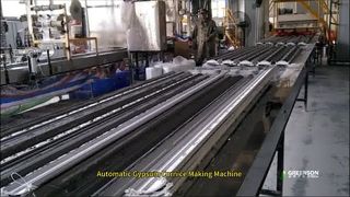 Высокопроизводительная линия по производству гипсовых карнизов