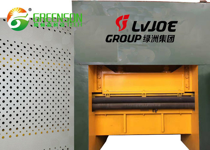 Soundproof Sheet Perforation Machine , Acoustical Gypsum Ceiling Panel Making Machinery