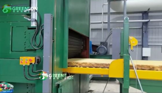 Машина для изготовления панелей из каменной шерсти с купольной плавильной печью на природном газе