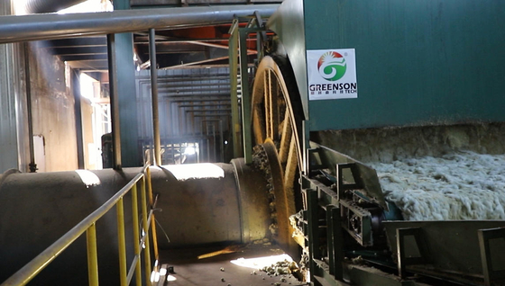 Производственная линия на природном газе для производства минеральных шерстяных строительных материалов.