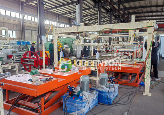 Хорошая цена. Fully Automatic Gypsum Board Lamination Machine with 100KW Power and Smooth Performance for PVC Film Lamination онлайн