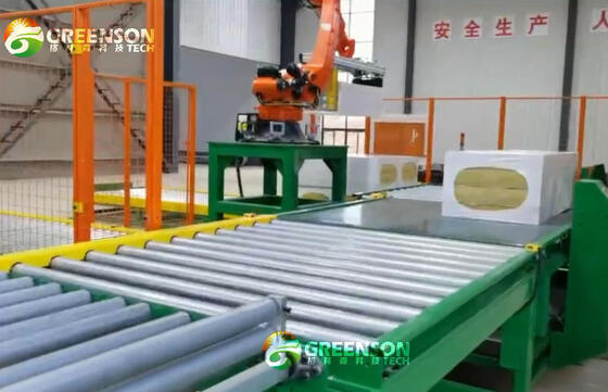 Хорошая цена. Линия производства базальтовых волокон с управляемым ПЛК шириной 1,2 метра и неограниченной длиной доски для производства каменной шерсти онлайн