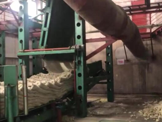 Энергосберегающая линия по производству каменной шерсти с шириной доски 1200-2400 мм 80-200 кг/м3 Плотность и питание 380В/50Гц