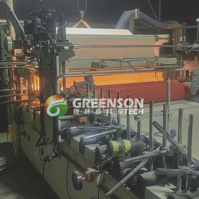 Хорошая цена. Полностью автоматическая линия для ламинирования стеновых панелей с ПЛК управлением, использованием клеевой машины PUR и скоростью производства 5-17 м/мин онлайн